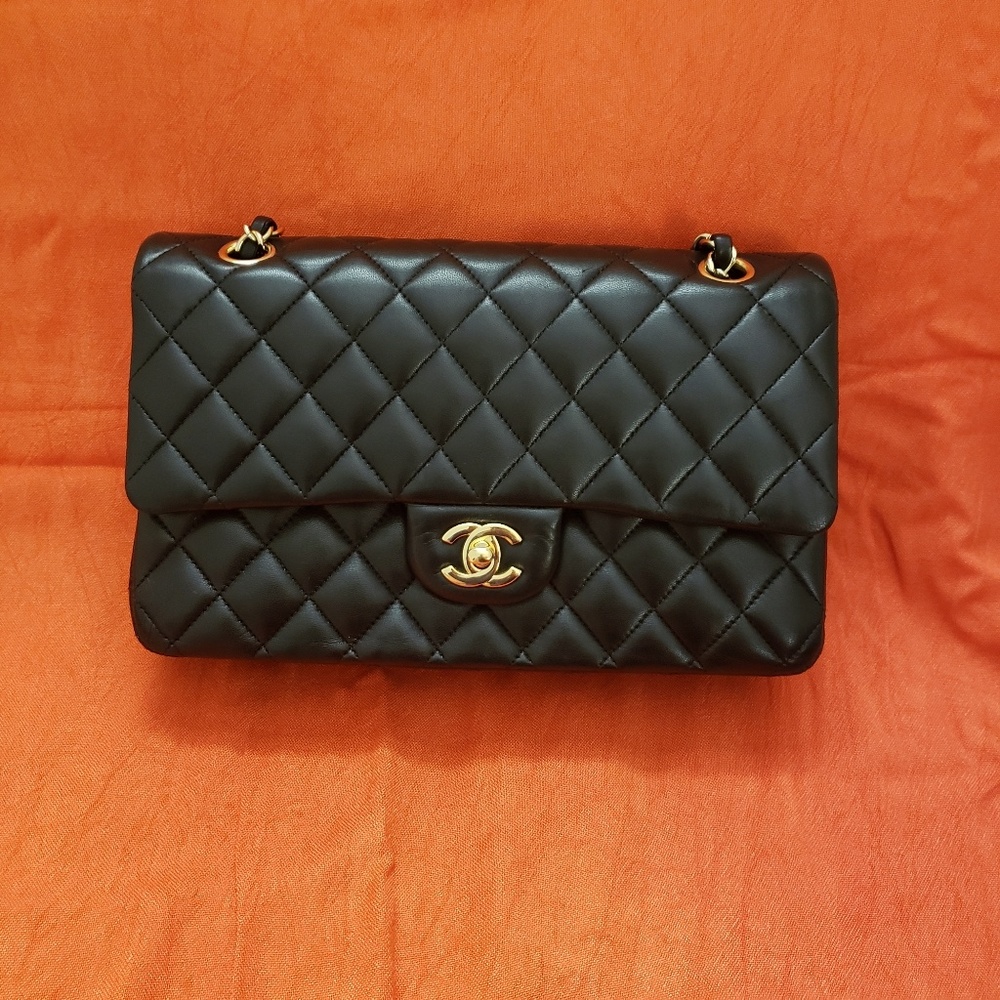 Chanel double flap small lambskin